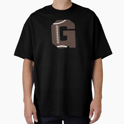 Personalized Football Initial G T-Shirt - Fun Novelty Design Unisex - T-Shirt, Sweatshirt, Hoodie