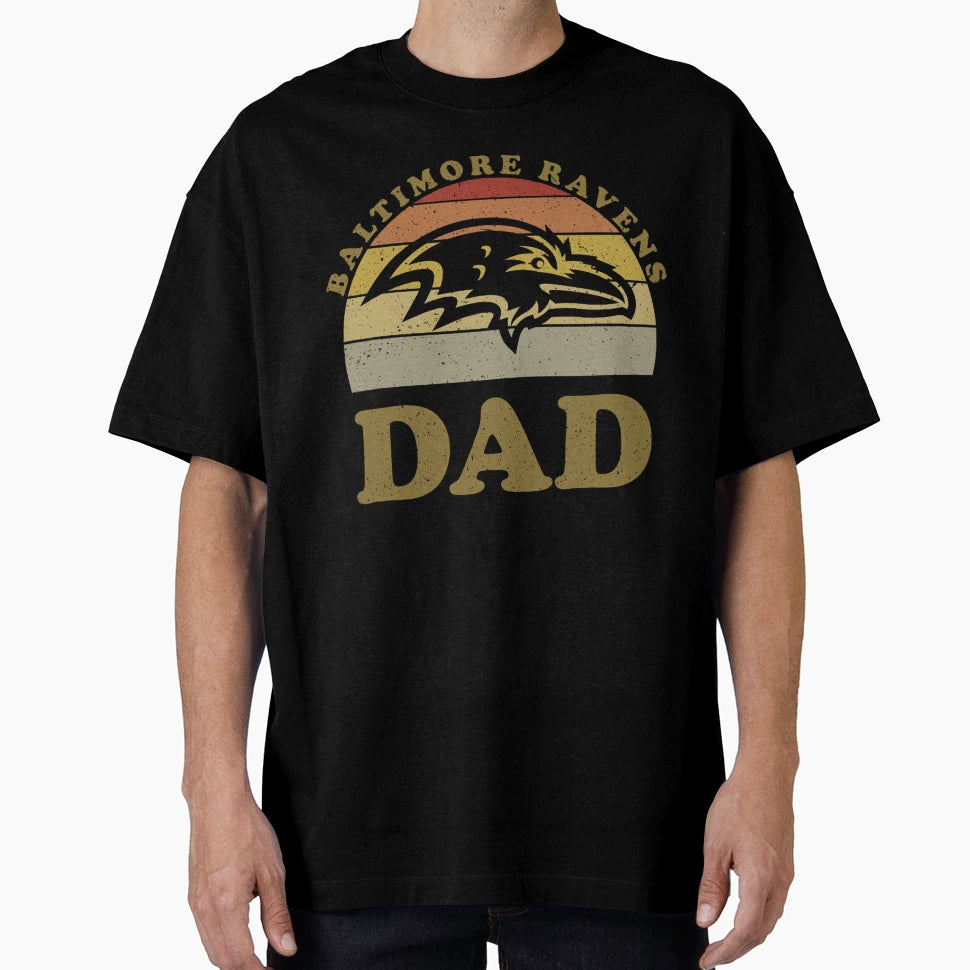 Baltimore Ravens Dad T-Shirt - Graphic Print for Adults - T-Shirt, Sweatshirt, Hoodie