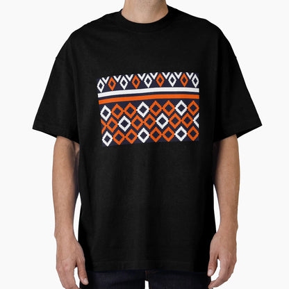 Ethnic Fabric Pattern T-Shirt - Casual Everyday Wear for Adults - T-Shirt, Sweatshirt, Hoodie