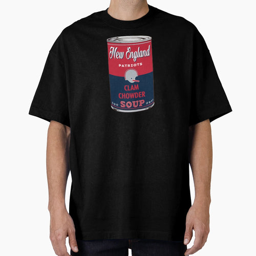 New England Patriots Soup Can T-Shirt - Fun Novelty Design for Adults - T-Shirt, Sweatshirt, Hoodie