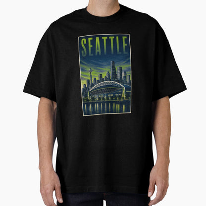 Seattle Gridiron Shrine T-Shirt - Casual Everyday Wear for Adults - T-Shirt, Sweatshirt, Hoodie