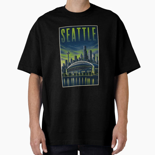 Seattle Gridiron Shrine T-Shirt - Casual Everyday Wear for Adults - T-Shirt, Sweatshirt, Hoodie
