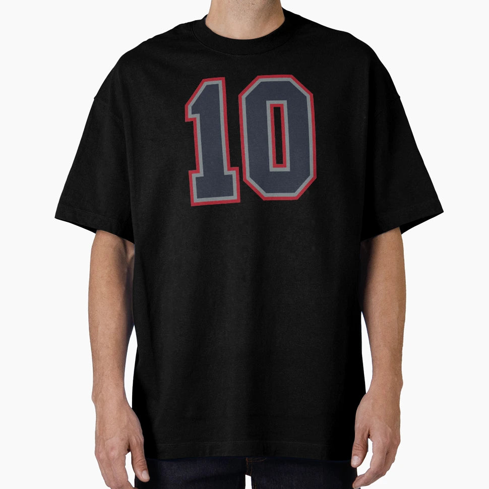10 Navy Grey Red Sports Number Ten T-Shirt - Streetwear Style Men Women - T-Shirt, Sweatshirt, Hoodie