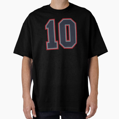 10 Navy Grey Red Sports Number Ten T-Shirt - Streetwear Style Men Women - T-Shirt, Sweatshirt, Hoodie