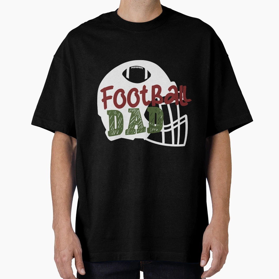 Football Dad T-Shirt - Custom Art Print Unisex - T-Shirt, Sweatshirt, Hoodie