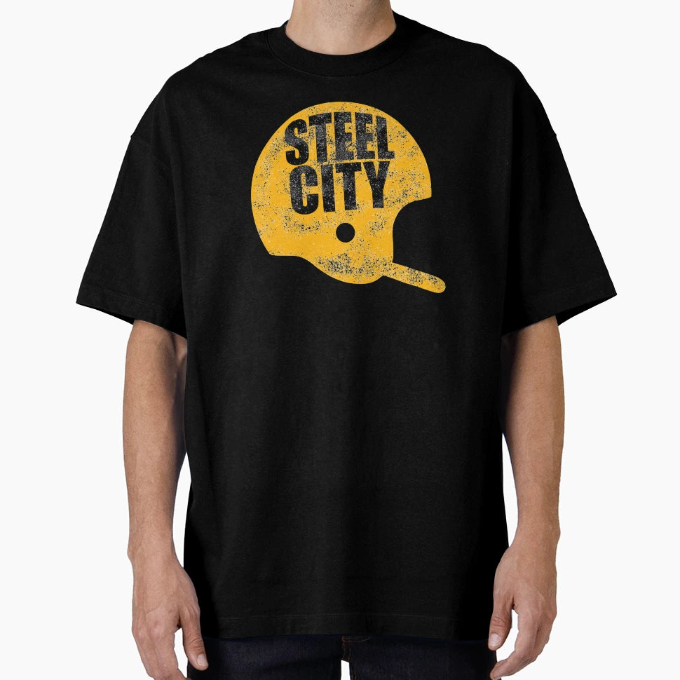 Pittsburgh Steel City Football T-Shirt - Fun Novelty Design Men Women - T-Shirt, Sweatshirt, Hoodie