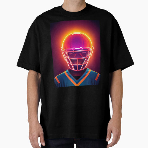 Football Neon T-Shirt - Graphic Print for Adults - T-Shirt, Sweatshirt, Hoodie