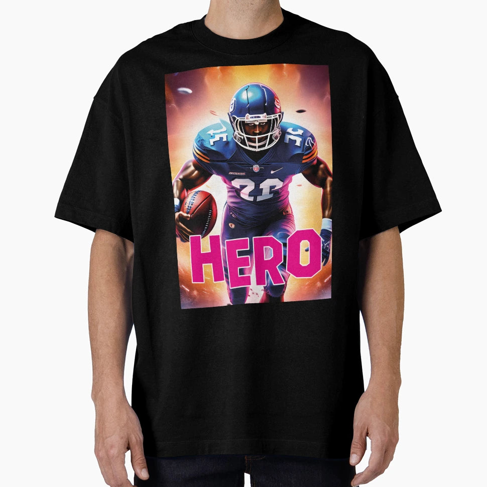American Football Action Dynamic T-Shirt - Aesthetic Graphic Men Women - T-Shirt, Sweatshirt, Hoodie