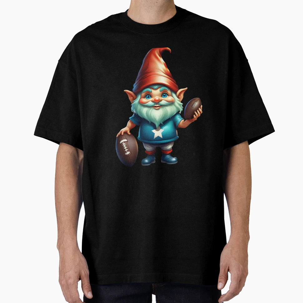 Gnome American Football T-Shirt - Minimalist Print for Adults - T-Shirt, Sweatshirt, Hoodie