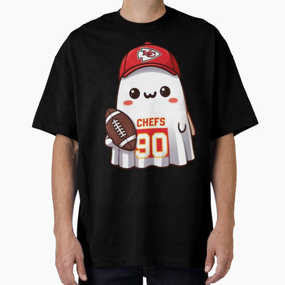 Kc Chief Halloween Ghost T-Shirt - Casual Everyday Wear for Adults - T-Shirt, Sweatshirt, Hoodie