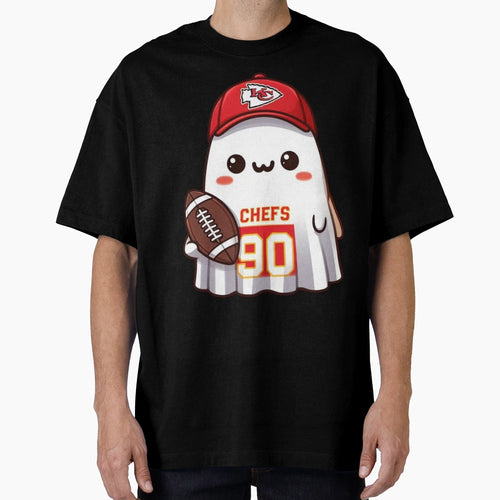 Kc Chief Halloween Ghost T-Shirt - Casual Everyday Wear for Adults - T-Shirt, Sweatshirt, Hoodie