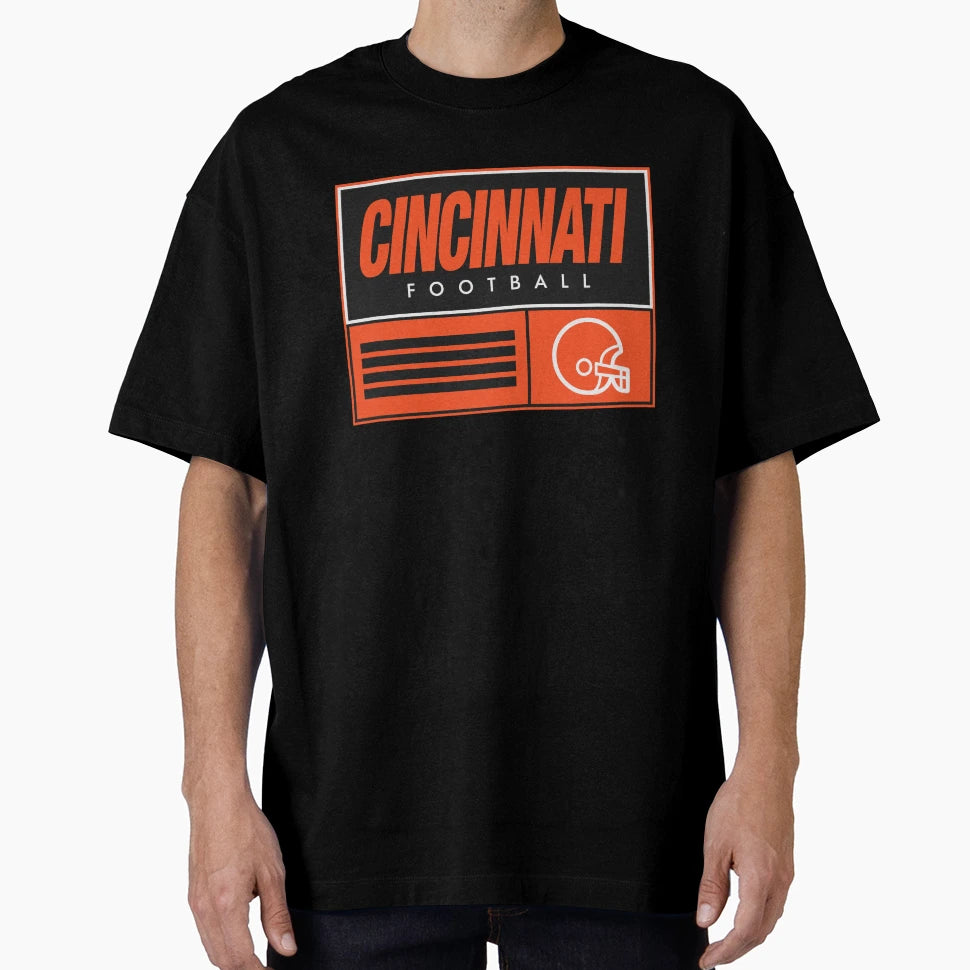 Cincinnati Football T-Shirt - Graphic Print Men Women - T-Shirt, Sweatshirt, Hoodie