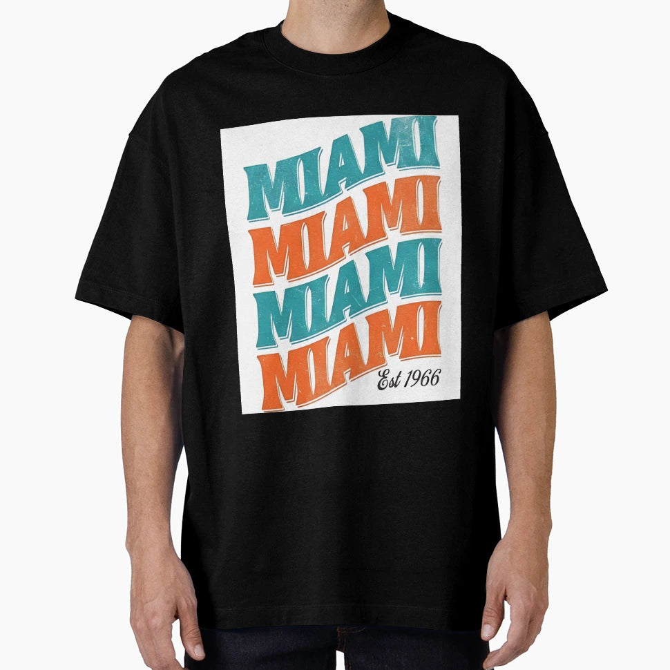 Miami Dolphins T-Shirt - Streetwear Style Men Women - T-Shirt, Sweatshirt, Hoodie
