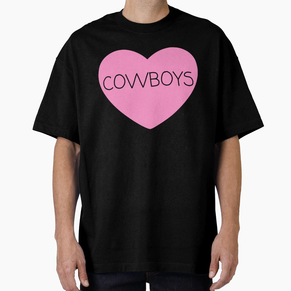 Cowboys Heart T-Shirt - Graphic Print for Adults - T-Shirt, Sweatshirt, Hoodie