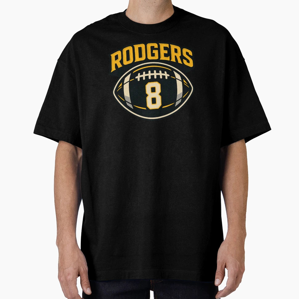 Rodgers 8 Football T-Shirt - Trendy Graphic Men Women - T-Shirt, Sweatshirt, Hoodie