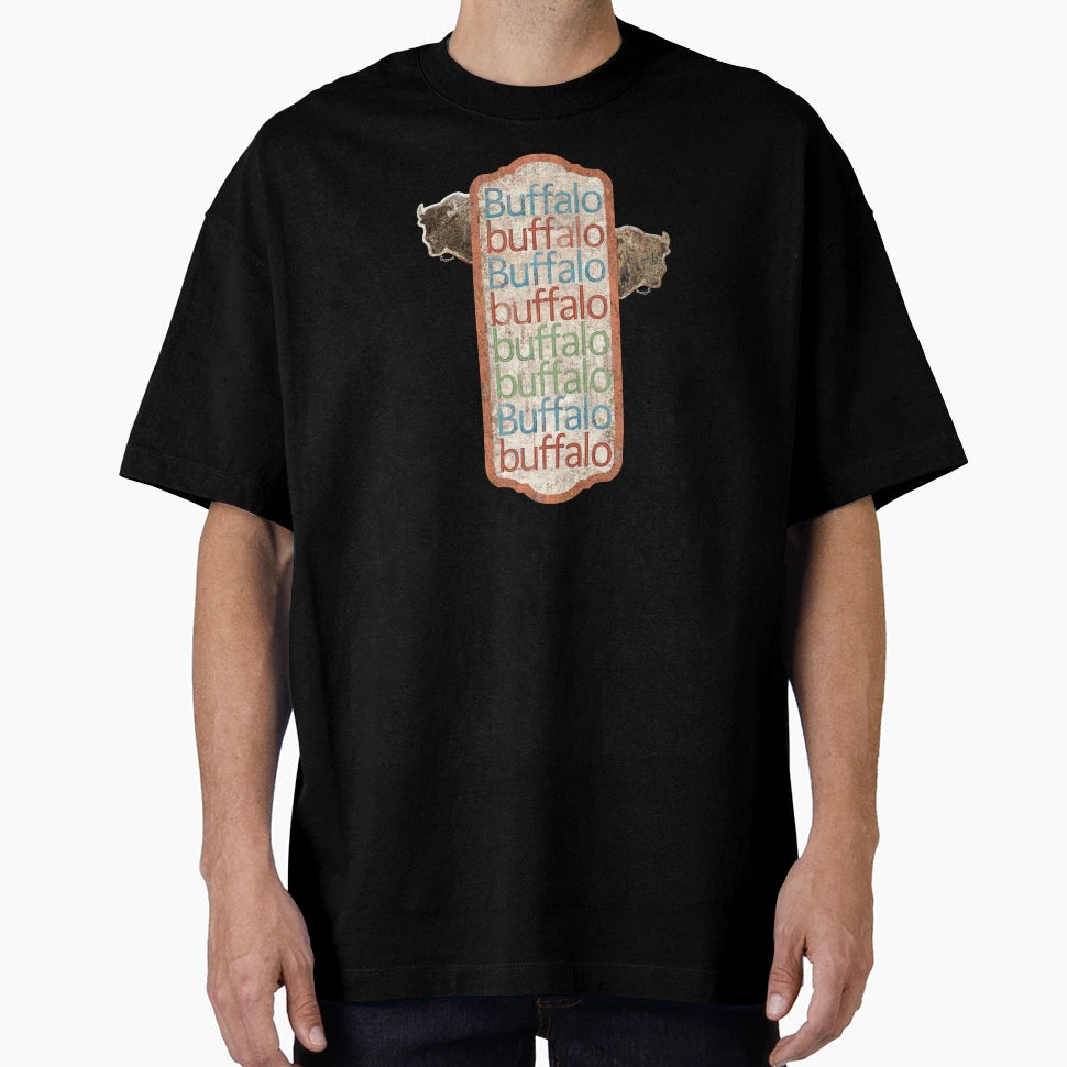 Buffalo Buffalo Buffalo Buffalo T-Shirt - Aesthetic Graphic Men Women - T-Shirt, Sweatshirt, Hoodie
