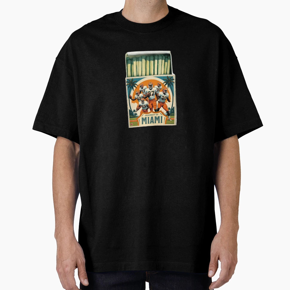 University Miami Hurricanes Football T-Shirt - Unique Graphic Unisex - T-Shirt, Sweatshirt, Hoodie