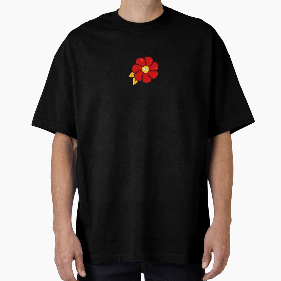 Kansas City Chiefs Flower T-Shirt - Unique Graphic Unisex - T-Shirt, Sweatshirt, Hoodie