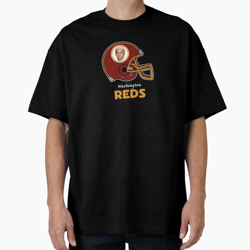 Joe Biden Commie Campaign Football T-Shirt - Aesthetic Graphic Unisex - T-Shirt, Sweatshirt, Hoodie
