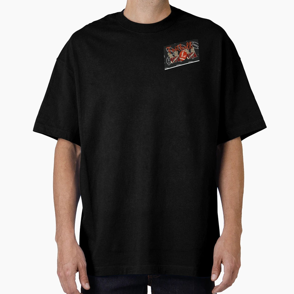 My Mom Loves Fotball And Me T-Shirt - Minimalist Print Men Women - T-Shirt, Sweatshirt, Hoodie