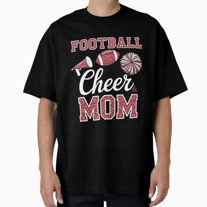 Loud Proud Football And Cheer Mom T-Shirt - Fun Novelty Design Men Women - T-Shirt, Sweatshirt, Hoodie