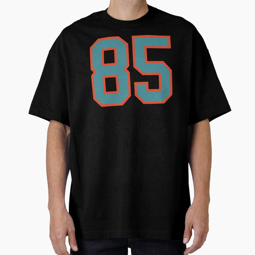 85 Number Aqua Orange Lucky Sports T-Shirt - Graphic Print for Adults - T-Shirt, Sweatshirt, Hoodie