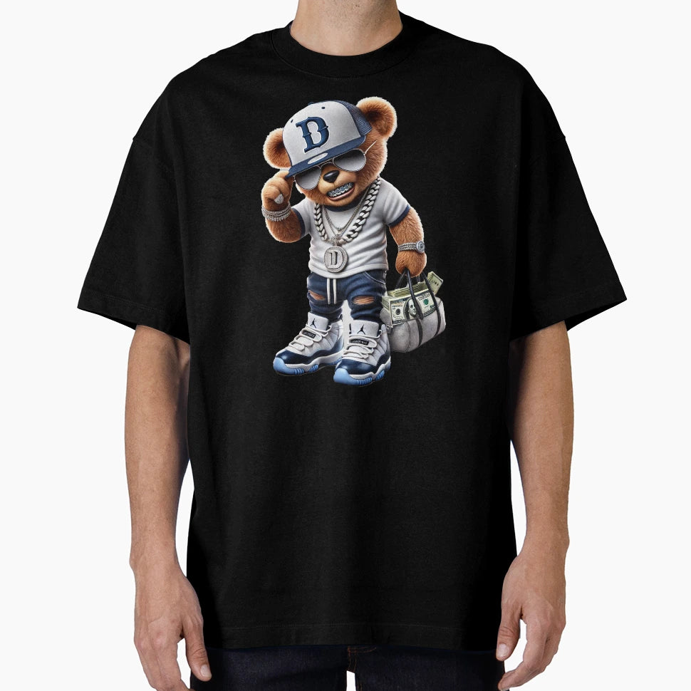 Dallas Cowboys Teddy Bear T-Shirt - Custom Art Print for Adults - T-Shirt, Sweatshirt, Hoodie