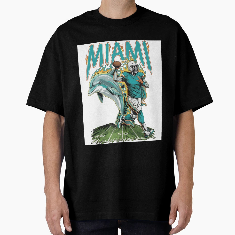 Miami Dolphins T-Shirt - Novelty Apparel for Adults - T-Shirt, Sweatshirt, Hoodie