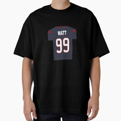Jj Watt Mini Jersey T-Shirt - Minimalist Print for Adults - T-Shirt, Sweatshirt, Hoodie