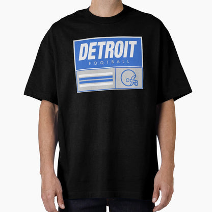 Detroit Football T-Shirt - Custom Art Print for Adults - T-Shirt, Sweatshirt, Hoodie