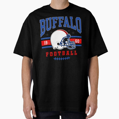 Buffalo Bills 1960 Football T-Shirt - Custom Art Print Men Women - T-Shirt, Sweatshirt, Hoodie