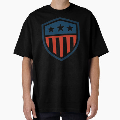 American Patriot Shield Sports Logo T-Shirt - Streetwear Style for Adults - T-Shirt, Sweatshirt, Hoodie