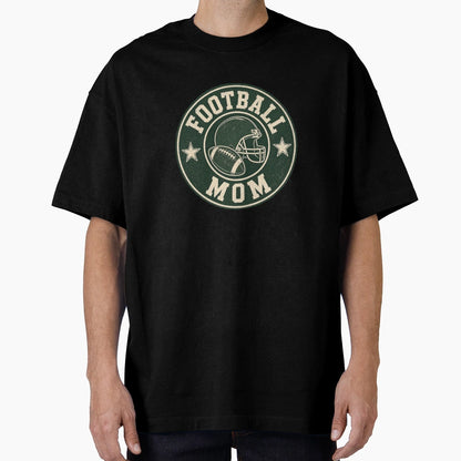 Football Mom Badge T-Shirt - Graphic Print Men Women - T-Shirt, Sweatshirt, Hoodie