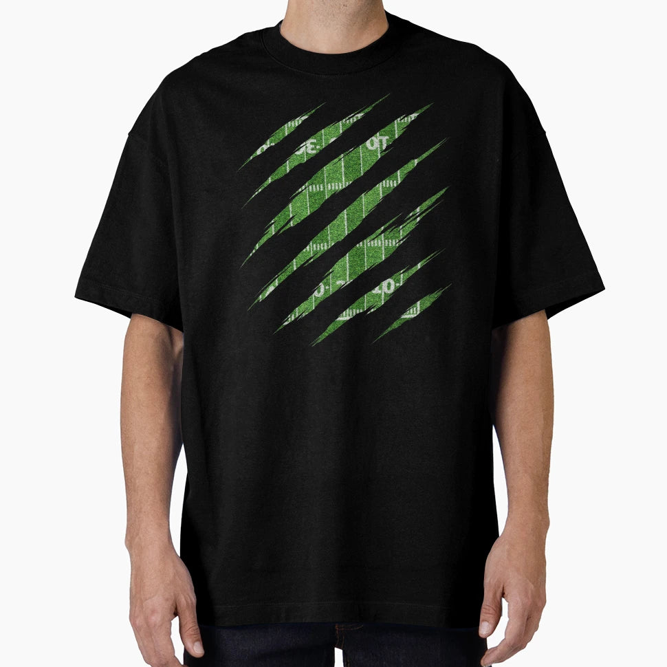 American Football Field Claws Sports T-Shirt - Unique Graphic Unisex - T-Shirt, Sweatshirt, Hoodie