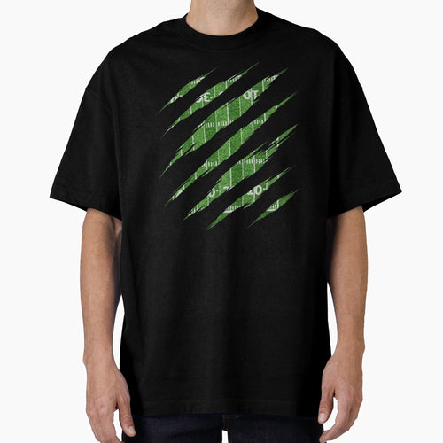 American Football Field Claws Sports T-Shirt - Unique Graphic Unisex - T-Shirt, Sweatshirt, Hoodie