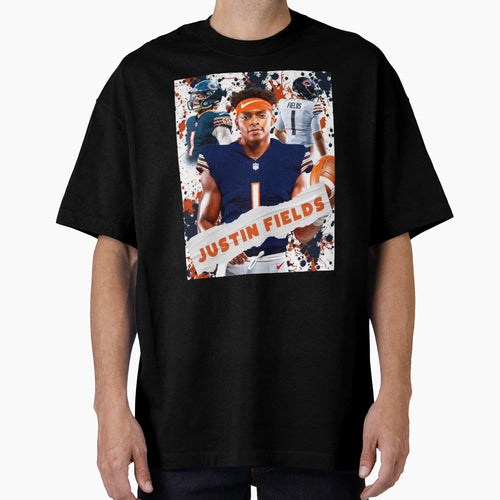 Justin Fields T-Shirt - Novelty Apparel Men Women - T-Shirt, Sweatshirt, Hoodie