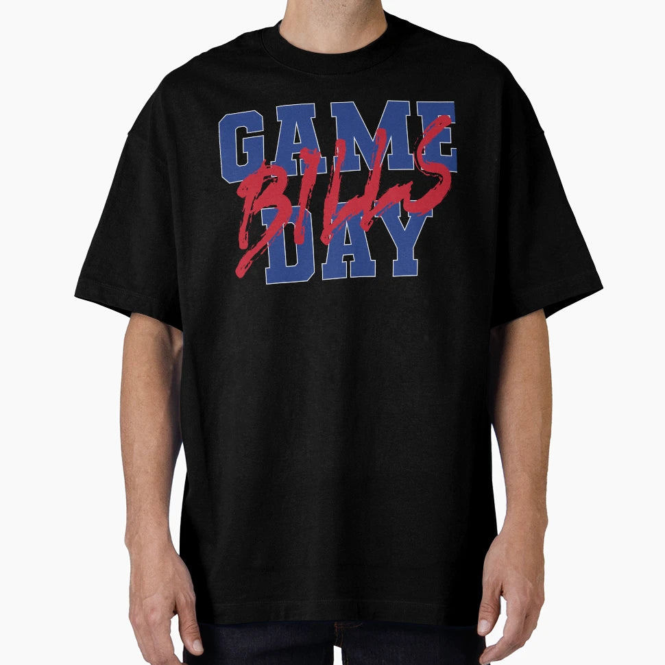Buffalo Bills Game Day T-Shirt - Minimalist Print for Adults - T-Shirt, Sweatshirt, Hoodie
