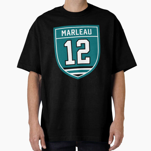 Marleau 12 Emblem T-Shirt - Unique Graphic for Adults - T-Shirt, Sweatshirt, Hoodie