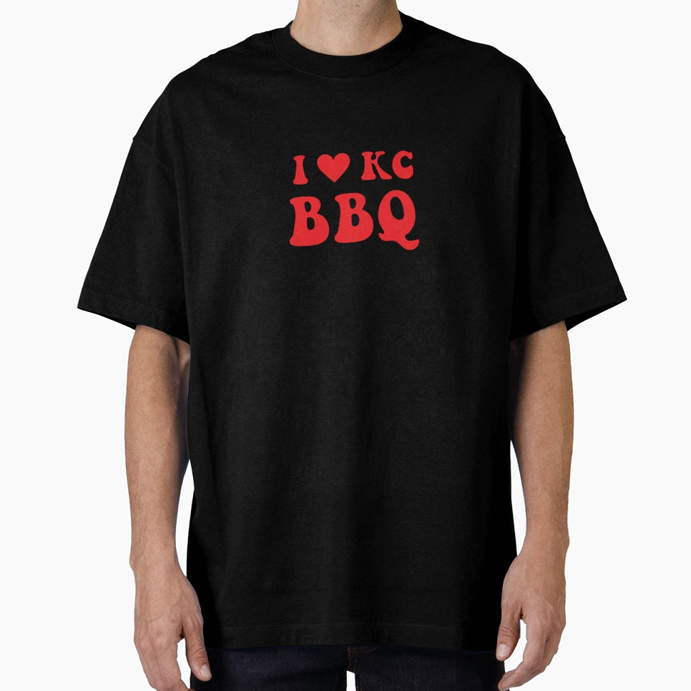 I Love Kc Bbq T-Shirt - Casual Everyday Wear Men Women - T-Shirt, Sweatshirt, Hoodie