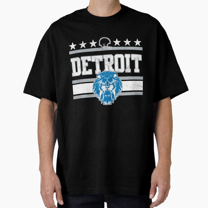 Detroit Football T-Shirt - Custom Art Print for Adults - T-Shirt, Sweatshirt, Hoodie