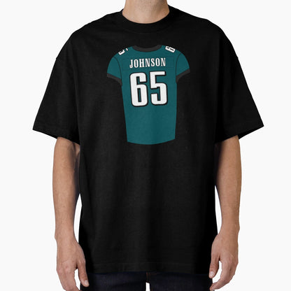 Lane Johnson Home Jersey T-Shirt - Aesthetic Graphic Unisex - T-Shirt, Sweatshirt, Hoodie