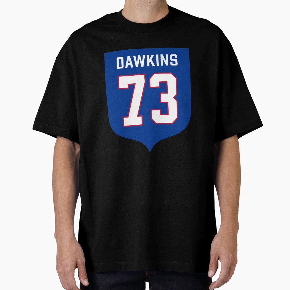 Dion Dawkins 73 Emblem T-Shirt - Fun Novelty Design Men Women - T-Shirt, Sweatshirt, Hoodie