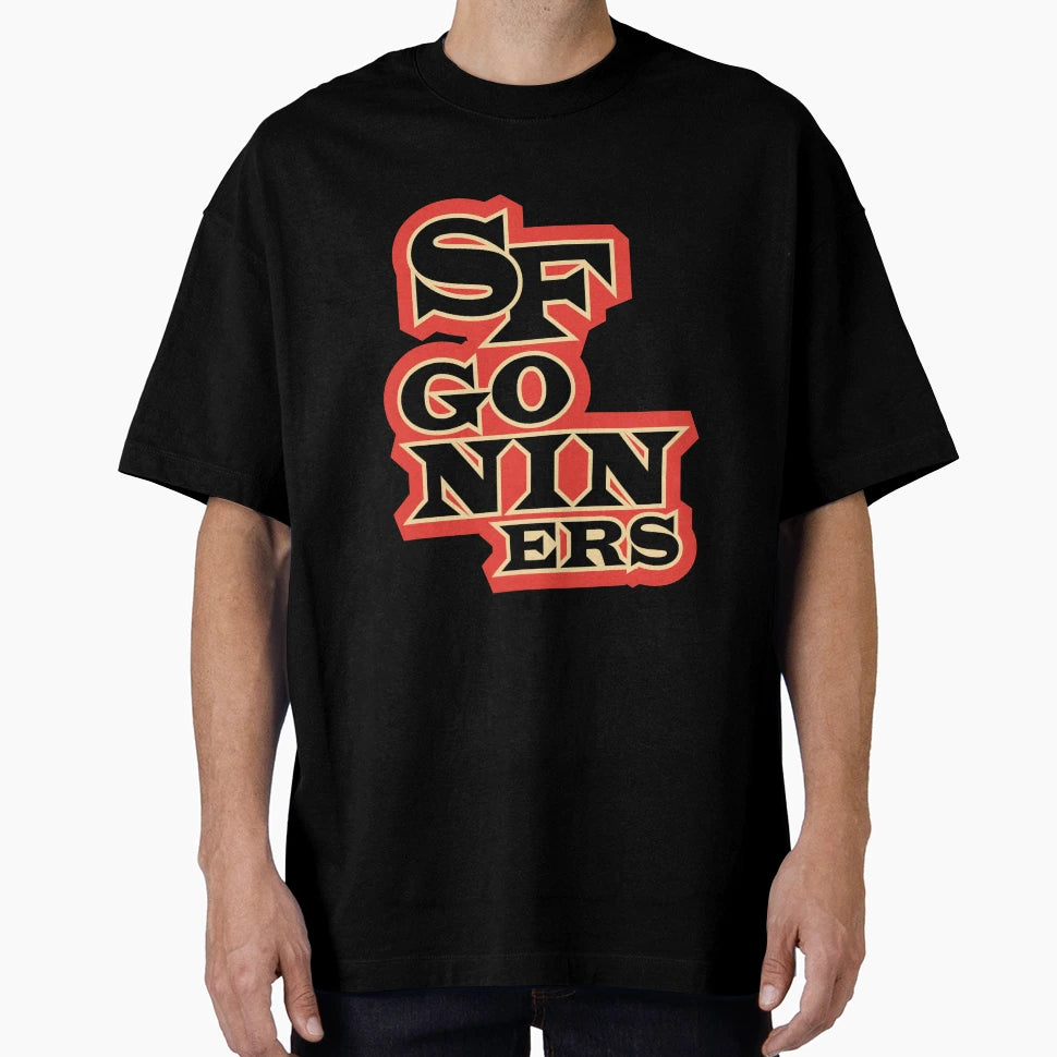 Sf Go Niners T-Shirt - Custom Art Print for Adults - T-Shirt, Sweatshirt, Hoodie