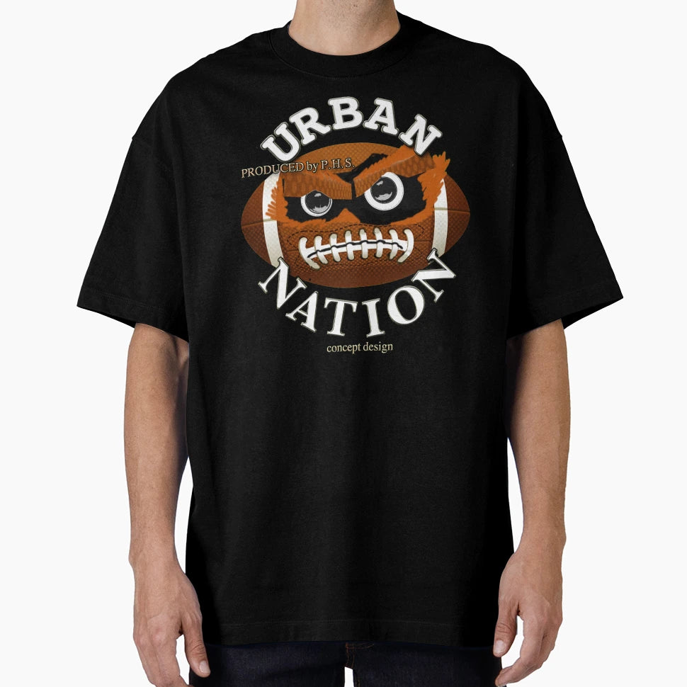 Monster American Football Character T-Shirt - Graphic Print for Adults - T-Shirt, Sweatshirt, Hoodie