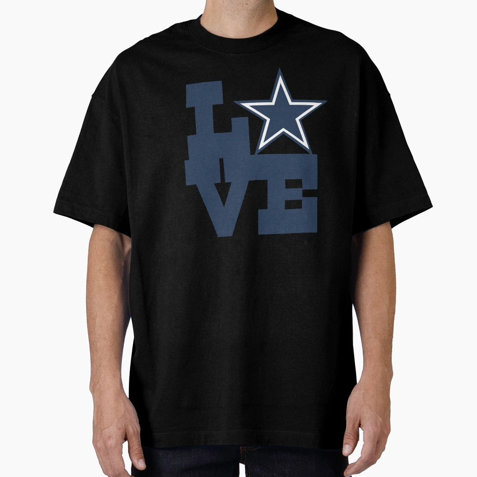 Texas Love Star Minimal Blue T-Shirt - Casual Everyday Wear Unisex - T-Shirt, Sweatshirt, Hoodie