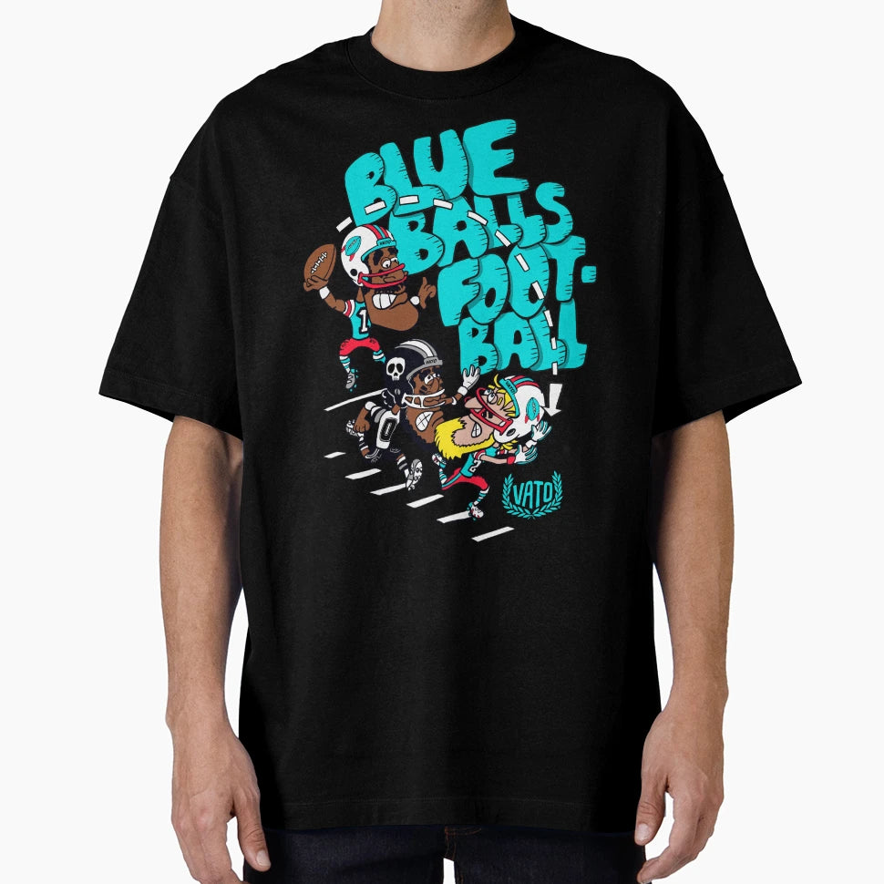 Blue Balls College Football T-Shirt - Unique Graphic Unisex - T-Shirt, Sweatshirt, Hoodie