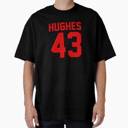 Luke Hughes Jersey T-Shirt - Custom Art Print Men Women - T-Shirt, Sweatshirt, Hoodie
