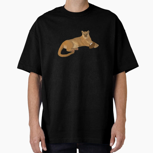 Football Cougar T-Shirt - Novelty Apparel Men Women - T-Shirt, Sweatshirt, Hoodie