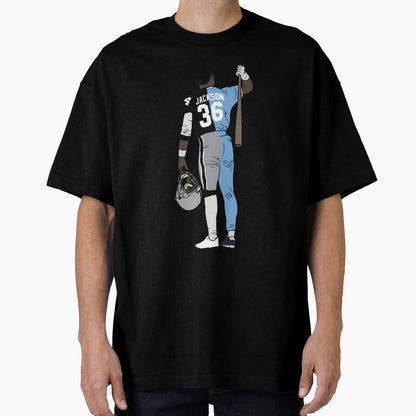 Bo Jackson Two Sport Athlete T-Shirt - Aesthetic Graphic Unisex - T-Shirt, Sweatshirt, Hoodie