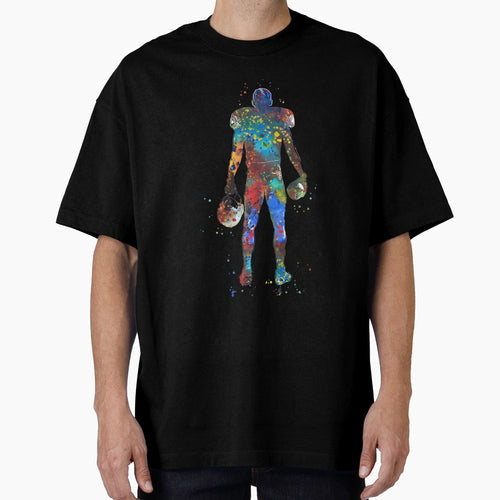 American Football Player T-Shirt - Novelty Apparel for Adults - T-Shirt, Sweatshirt, Hoodie